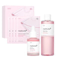 medicube PDRN Pink Trio Set: Salmon DNA PDRN Pink Peptide Serum and CICA Soothing Toner and PDRN collagen jelly gel mask (4ea)