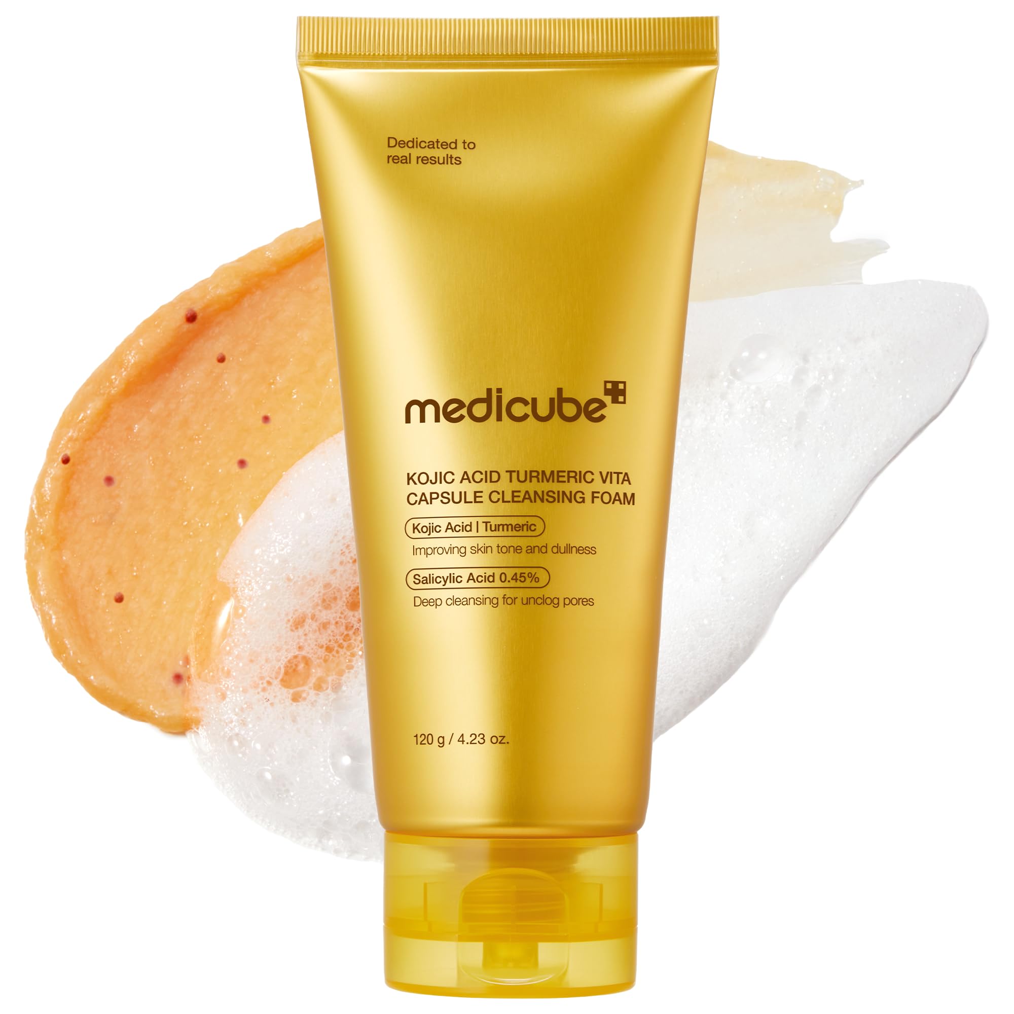 medicube Facial Cleanser Zero Pore Capsule Cleansing Foam | Daily Gentle Cleanser for Skin Texture, Blackhead & Pore Care | AHA, BHA & PHA for Deep Cleansing | Korean Skincare, 4.23 oz