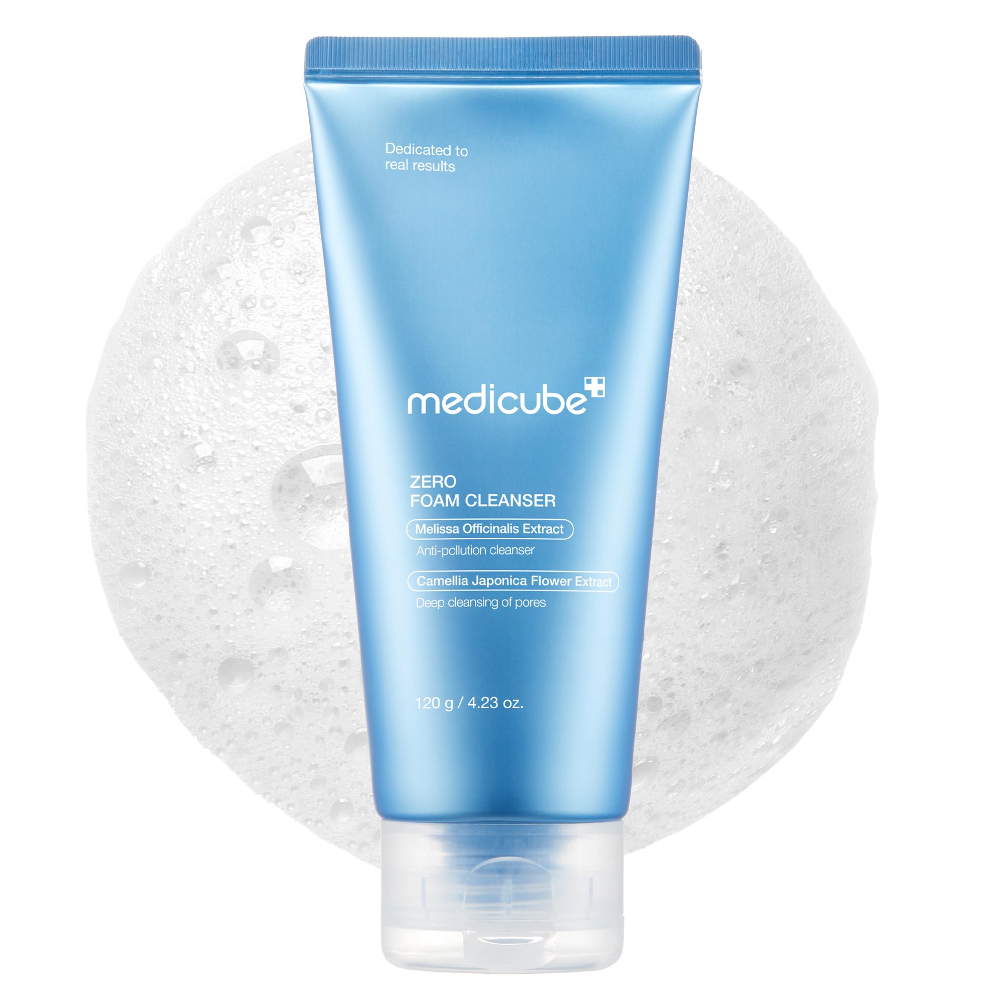 medicube Facial Cleanser Zero Pore Capsule Cleansing Foam | Daily Gentle Cleanser for Skin Texture, Blackhead & Pore Care | AHA, BHA & PHA for Deep Cleansing | Korean Skincare, 4.23 oz